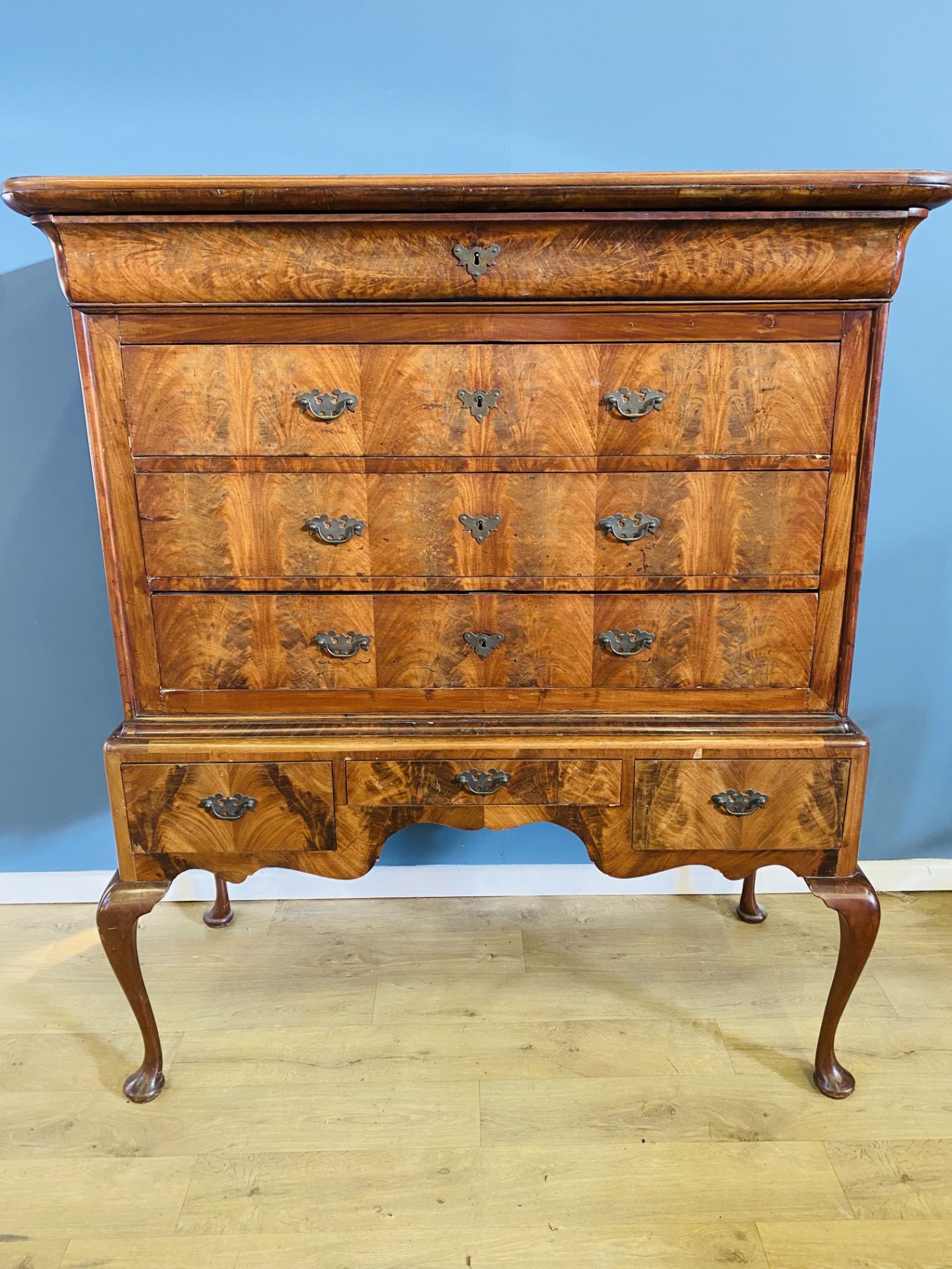 19th century chest on stand - Image 5 of 7