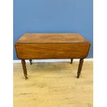 Mahogany drop side table