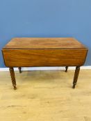 Mahogany drop side table