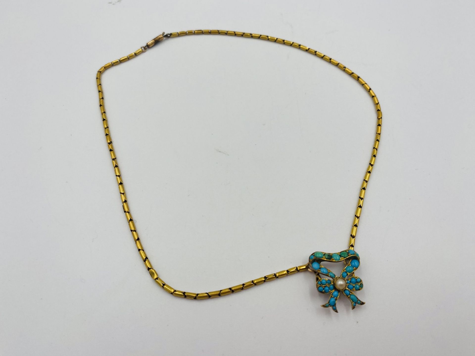 Gold pendant necklace - Bild 2 aus 5