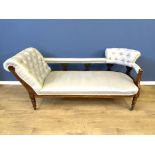Edwardian mahogany lounge chair
