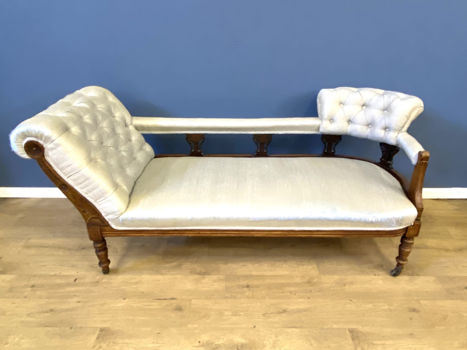 Edwardian mahogany lounge chair