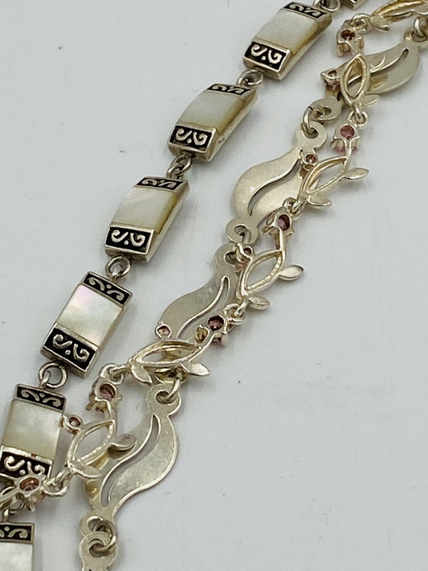 Three sterling silver bracelets - Image 2 of 3