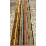 Striped wool rug