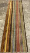 Striped wool rug