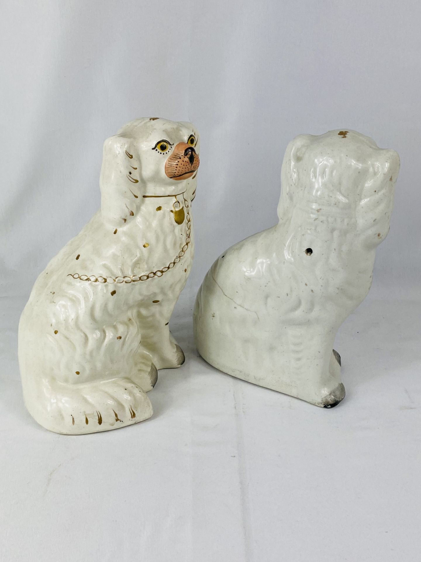 Pair of staffordshire dogs - Image 4 of 4