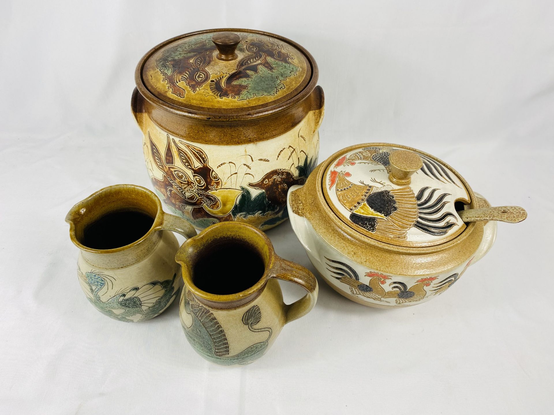 Four items of Michael Mosse LLanbrynmair studio pottery - Image 2 of 4