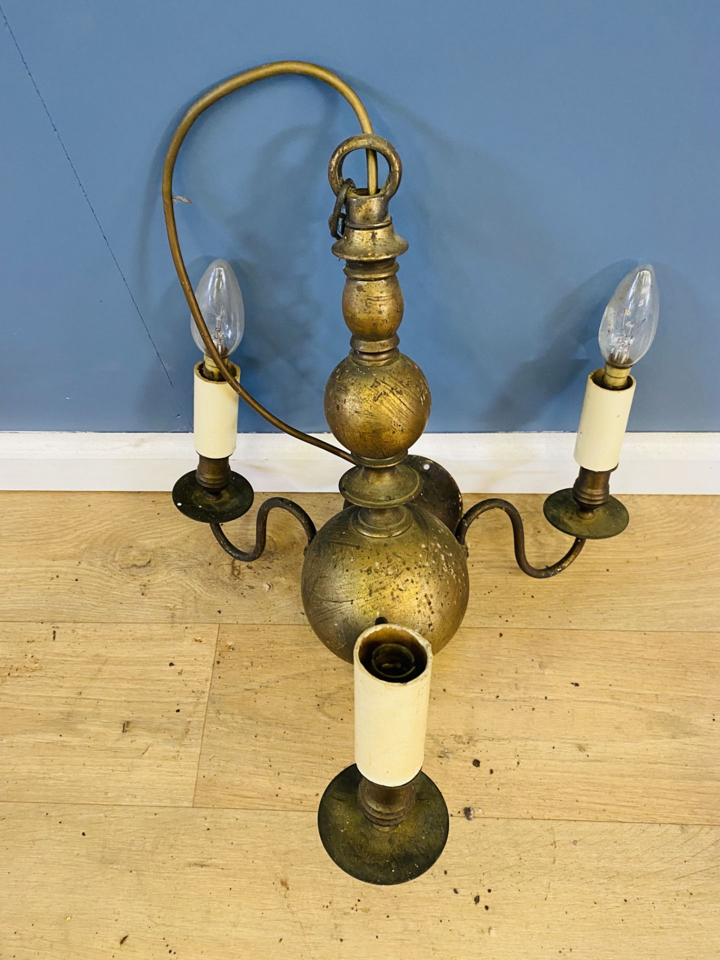 Two brass chandeliers - Bild 5 aus 5
