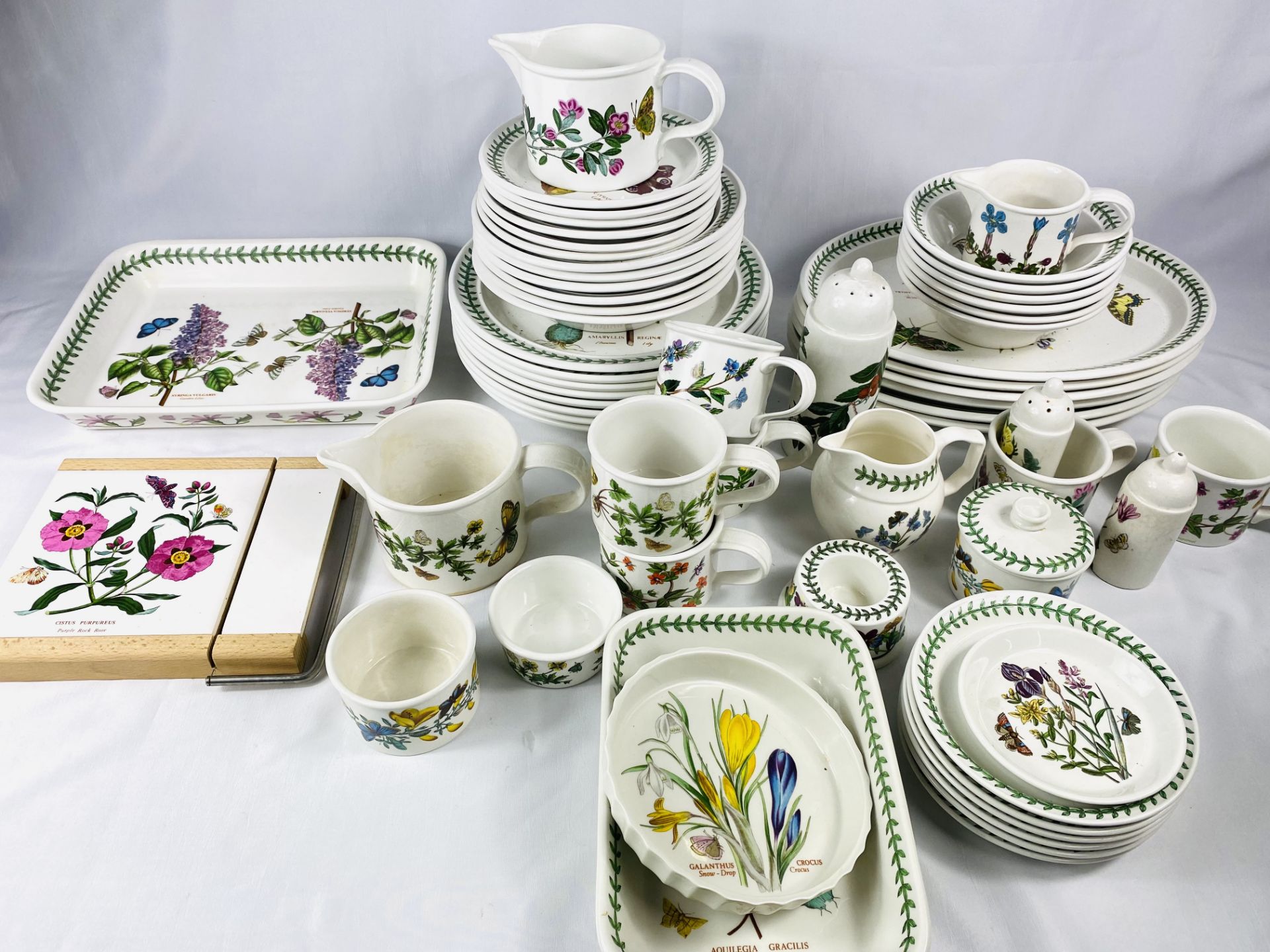 Quantity of Portmeirion Botanical Gardens tableware