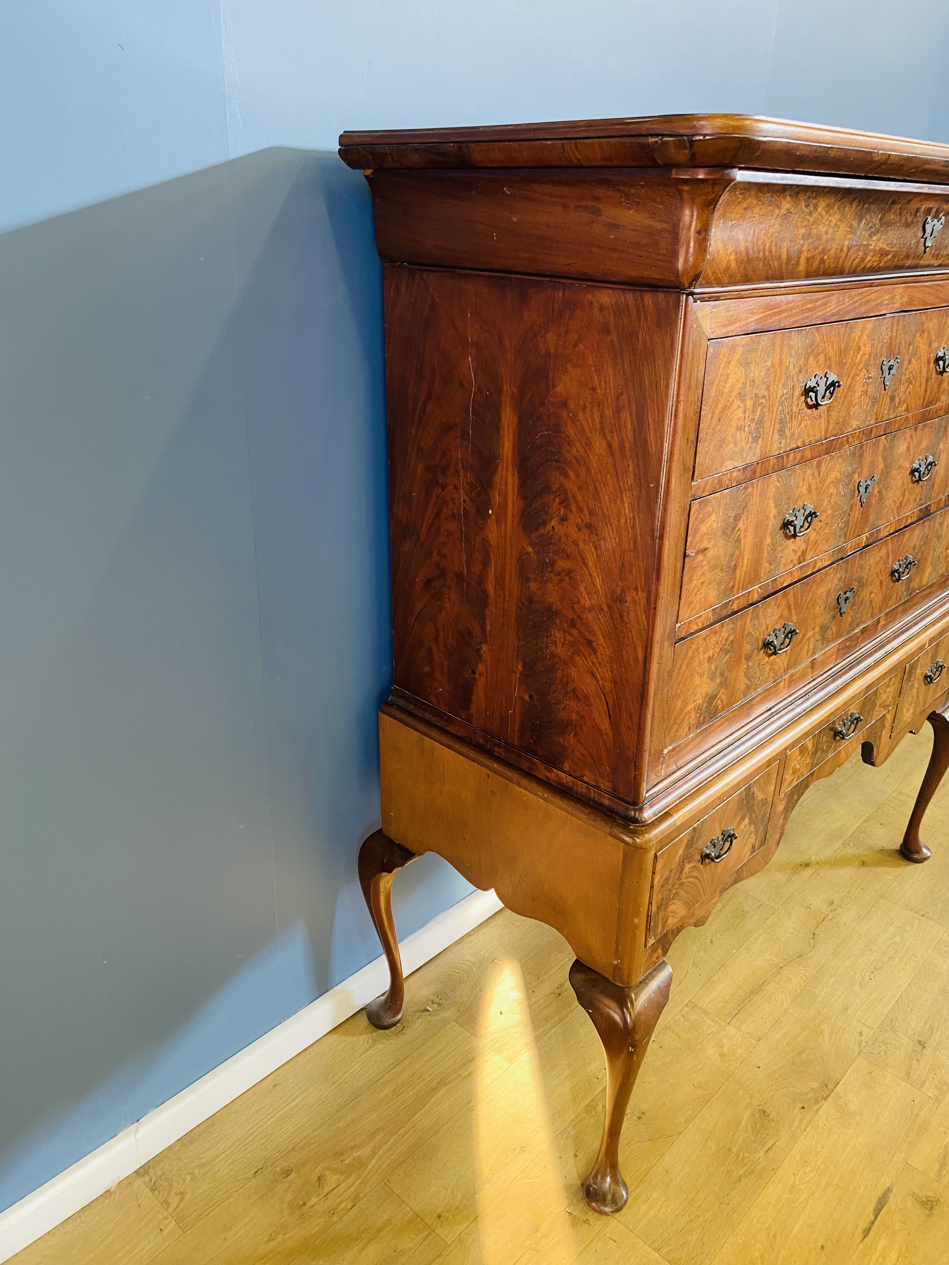 19th century chest on stand - Image 3 of 7