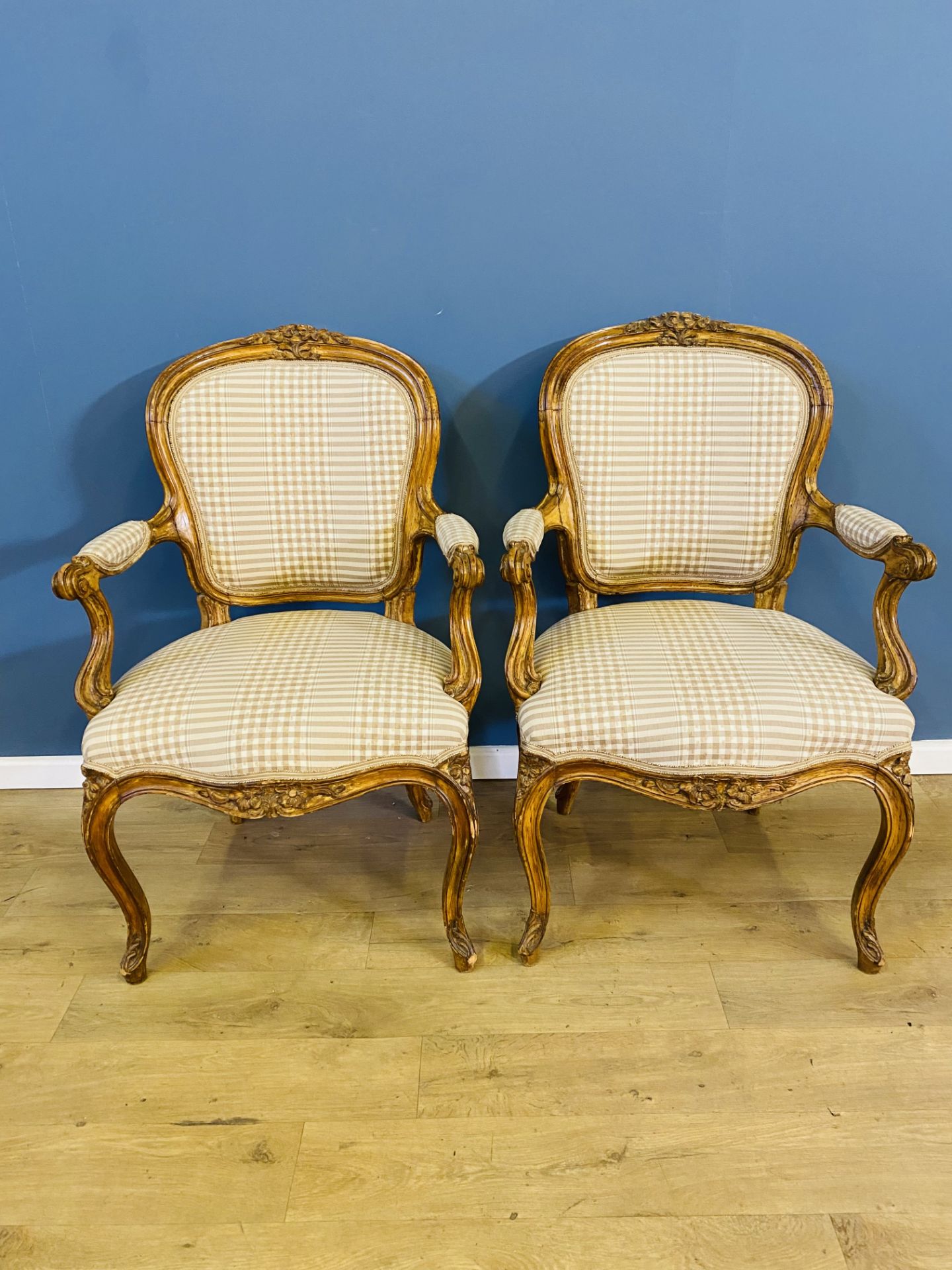 Pair of Continental armchairs - Image 2 of 5