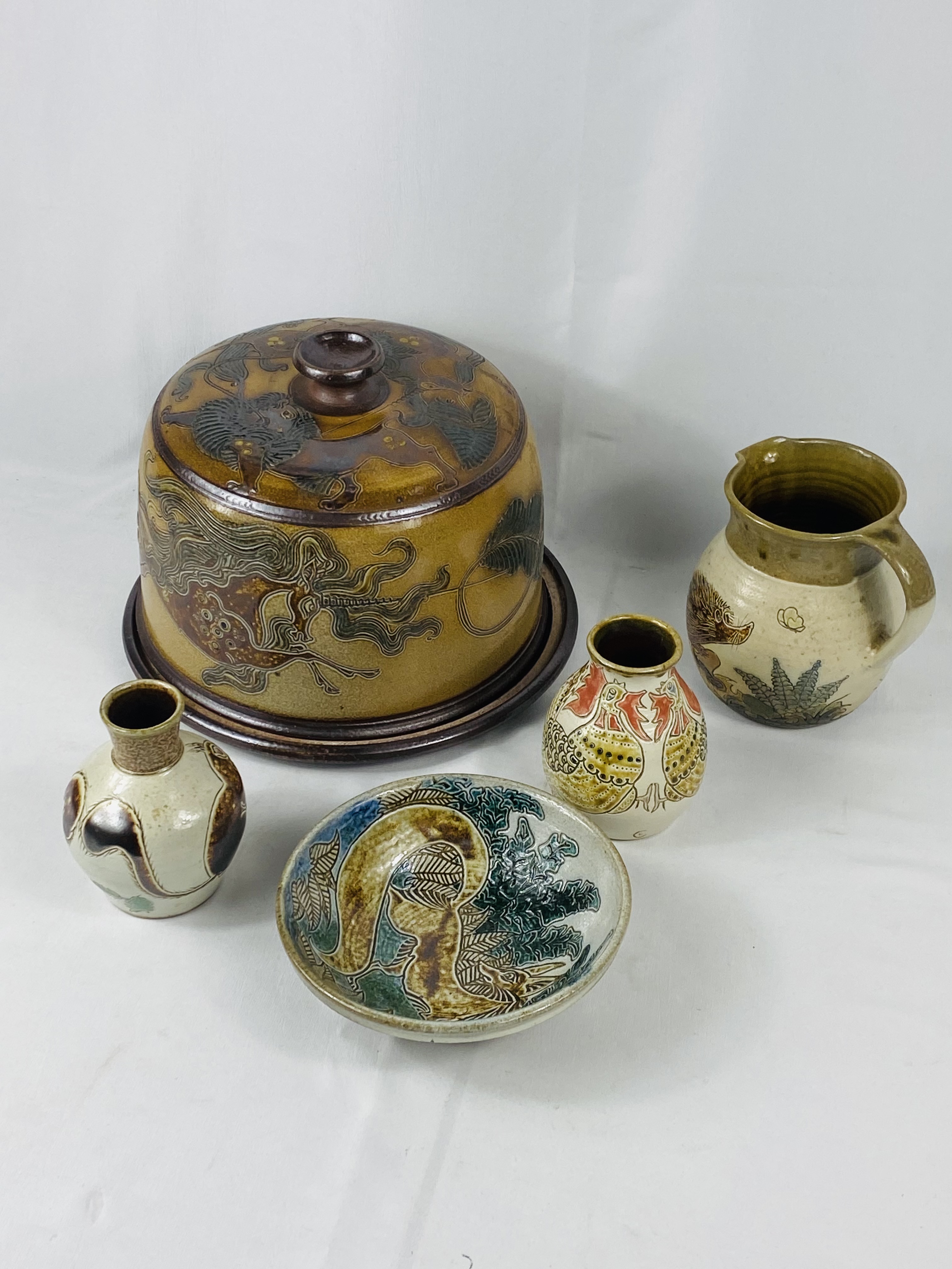 Five items of Michael Mosse LLanbrynmair studio pottery - Image 2 of 4