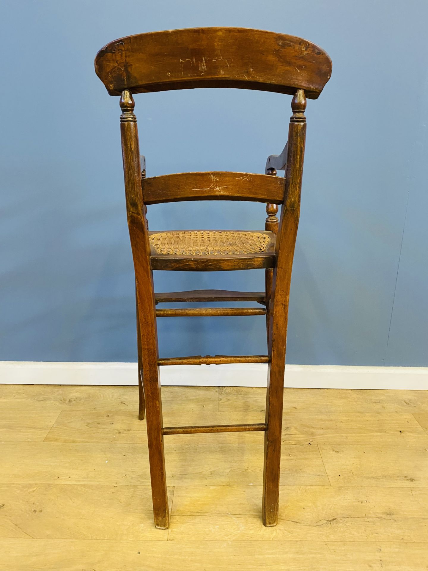 Victorian beech high chair - Image 5 of 6