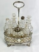 Silver condiment set