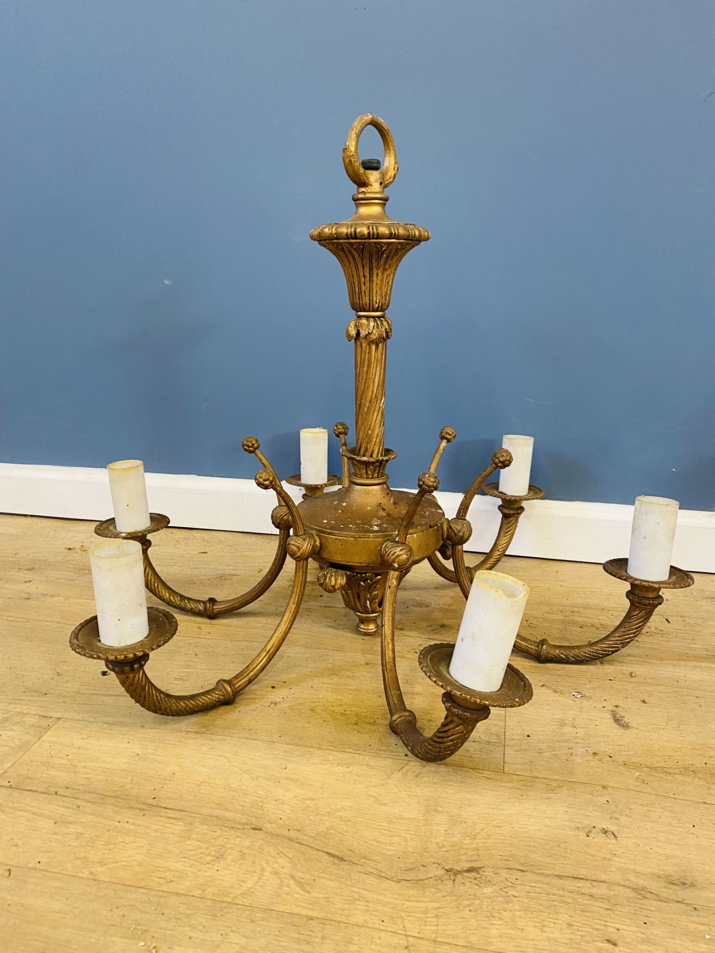 Two brass chandeliers - Bild 2 aus 5