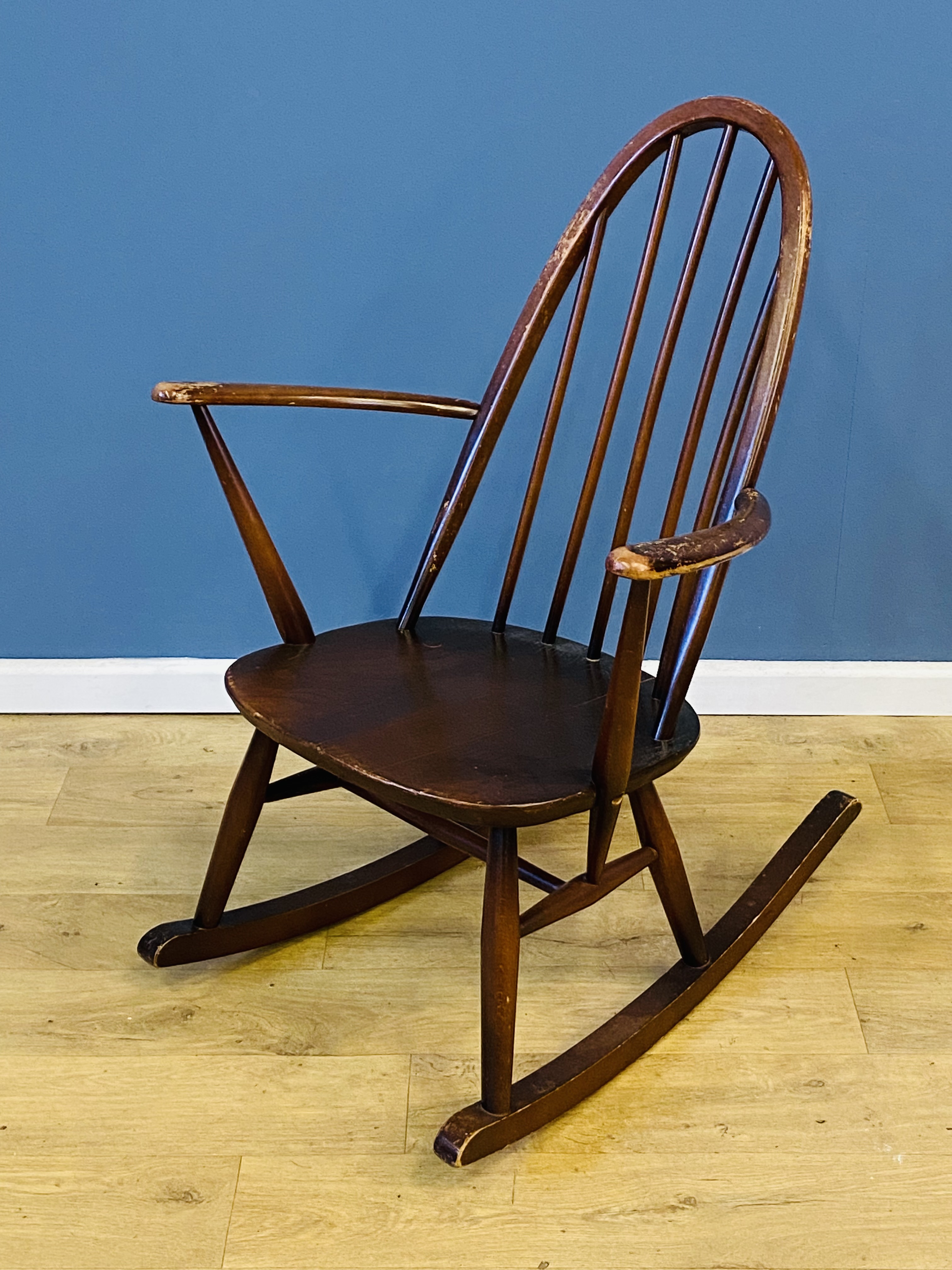 Ercol style childs rocking chair - Image 3 of 4