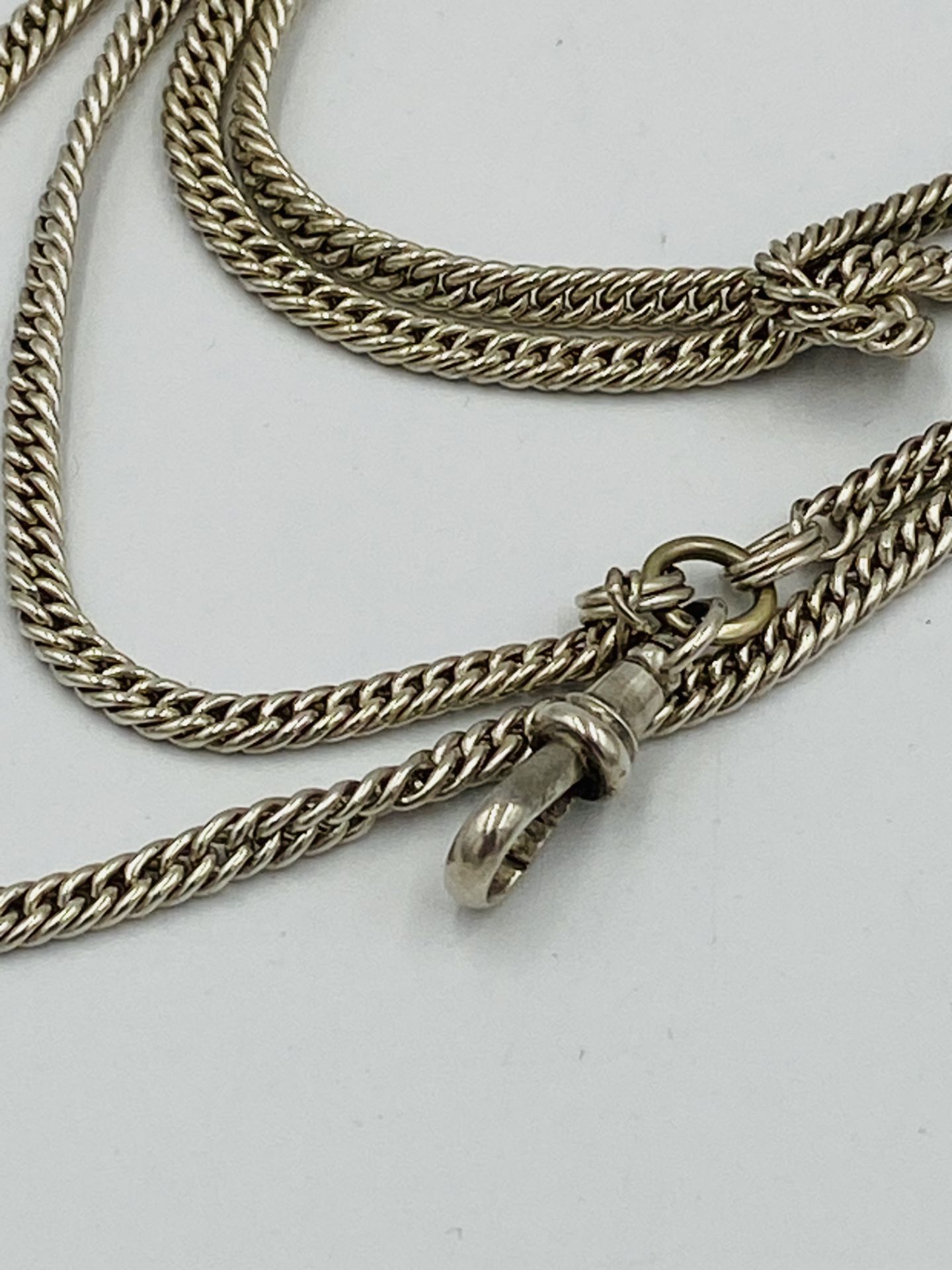 Silver muff chain - Image 3 of 3