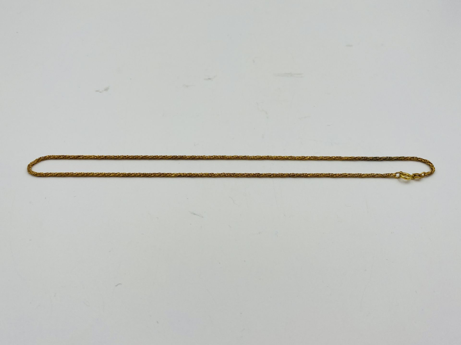 18ct gold necklace - Image 3 of 3