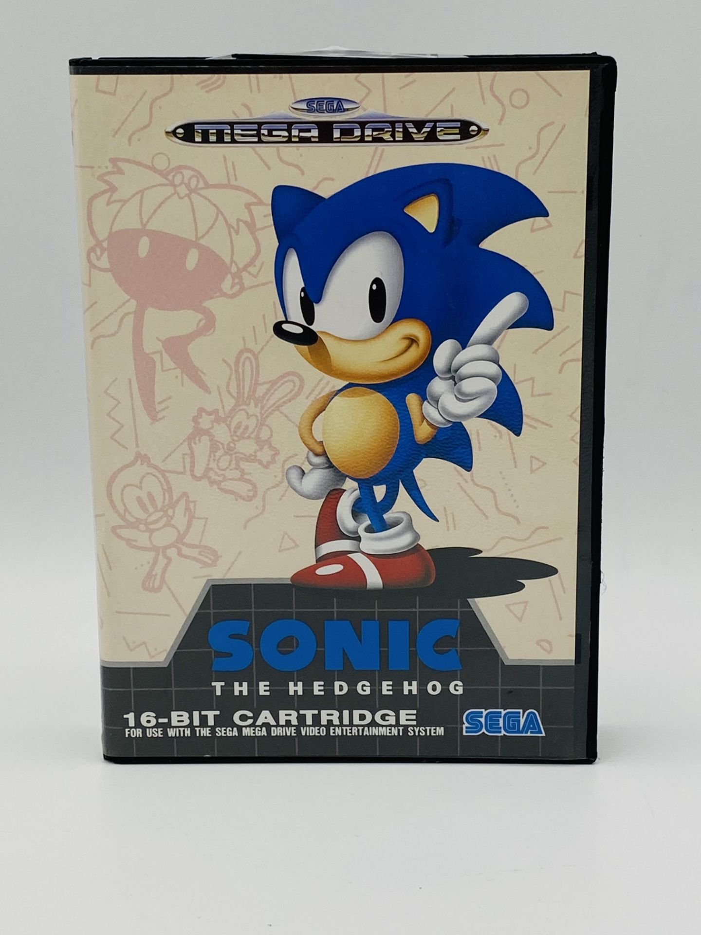 Sega Mega Drive, Sonic The Hedgehog 16-bit cartridge