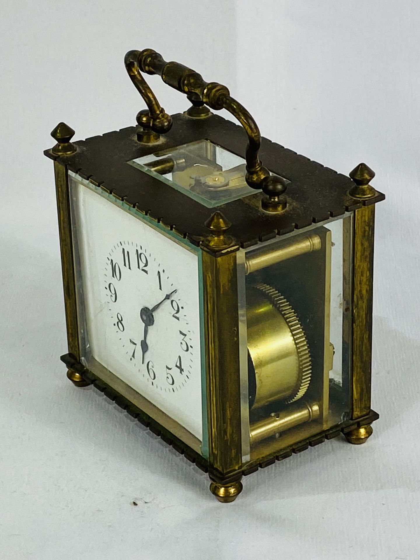 Brass cased carriage clock - Image 2 of 4