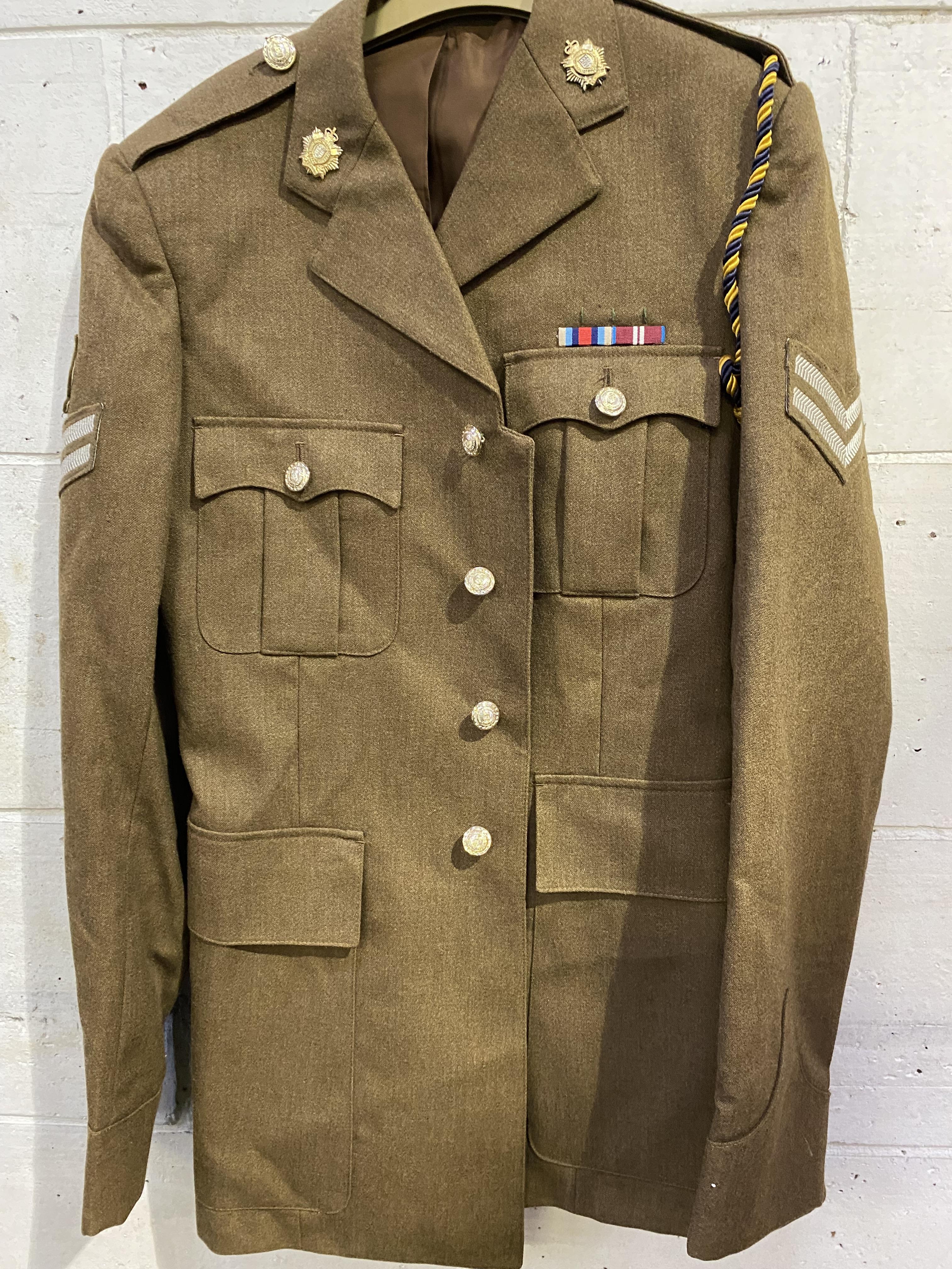 Army dress jacket together with a sailor's dress jacket and cap - Image 3 of 6