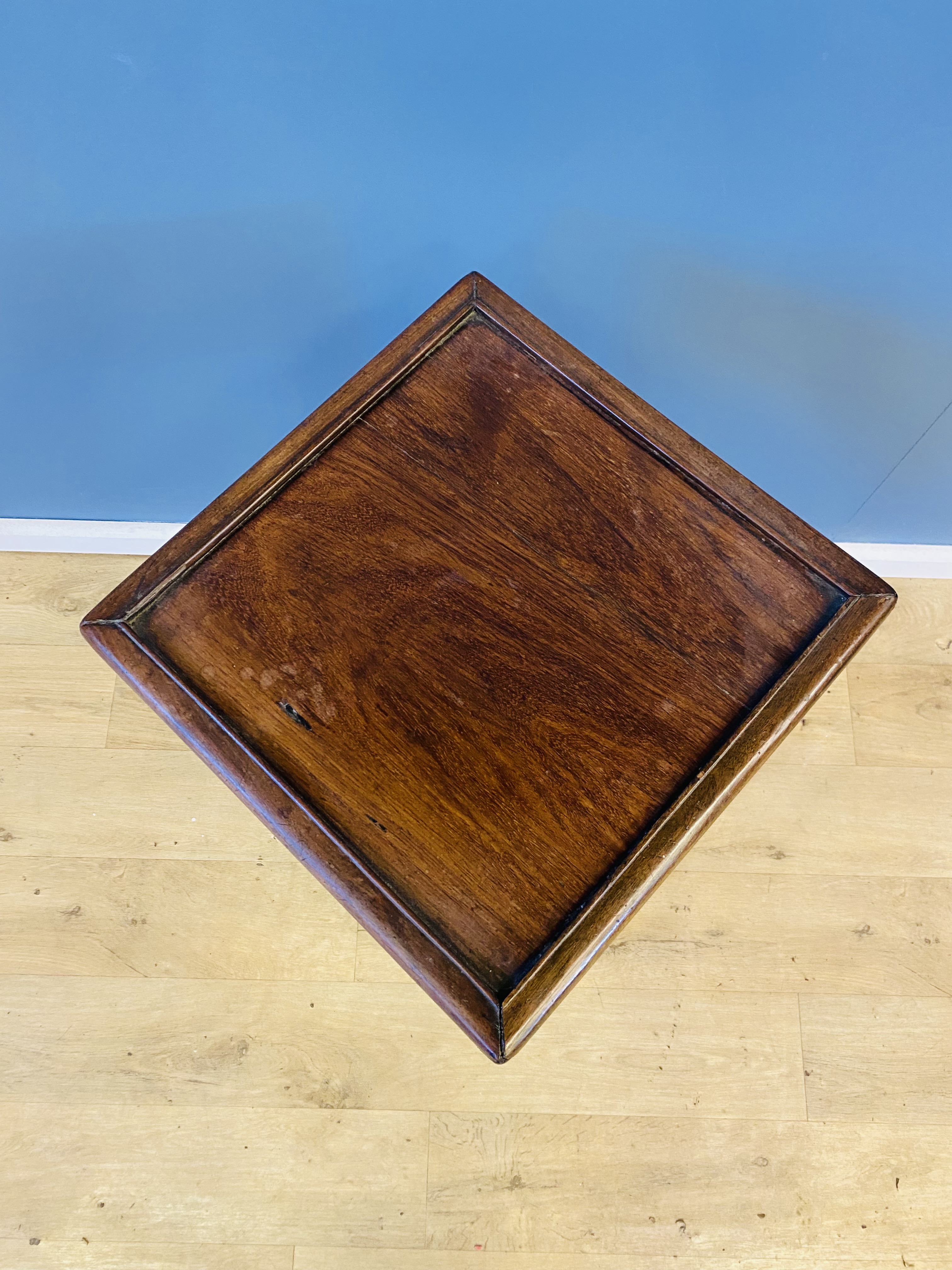 19th century hardwood lamp table - Image 5 of 5