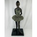 Resin model of a ballerina on a plinth base