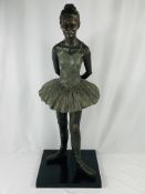 Resin model of a ballerina on a plinth base