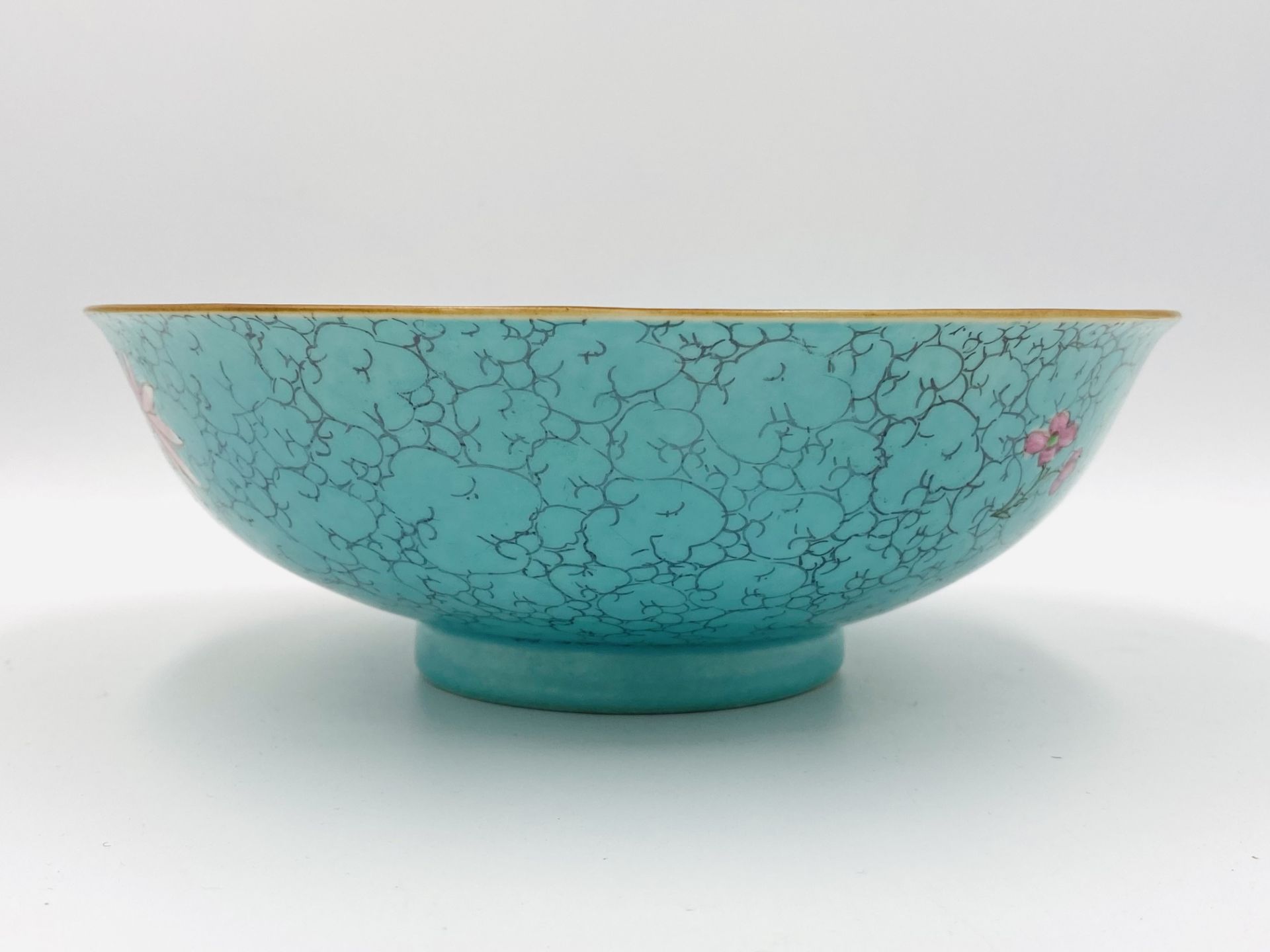 Chinese blue ground bowl - Bild 4 aus 4