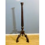 19th century carved torchere