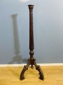 19th century carved torchere