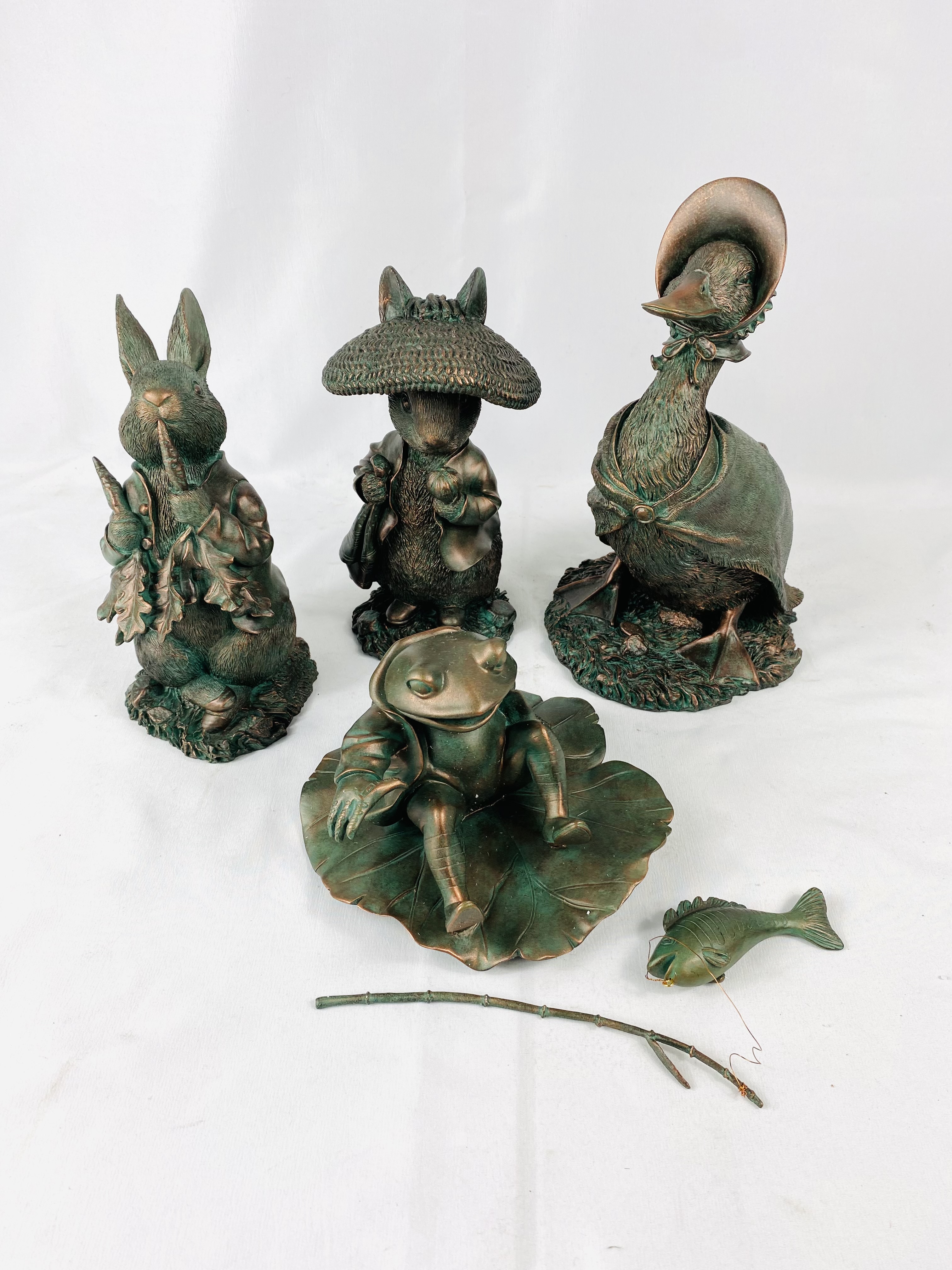 Four Good Directions Beatrix Potter figures