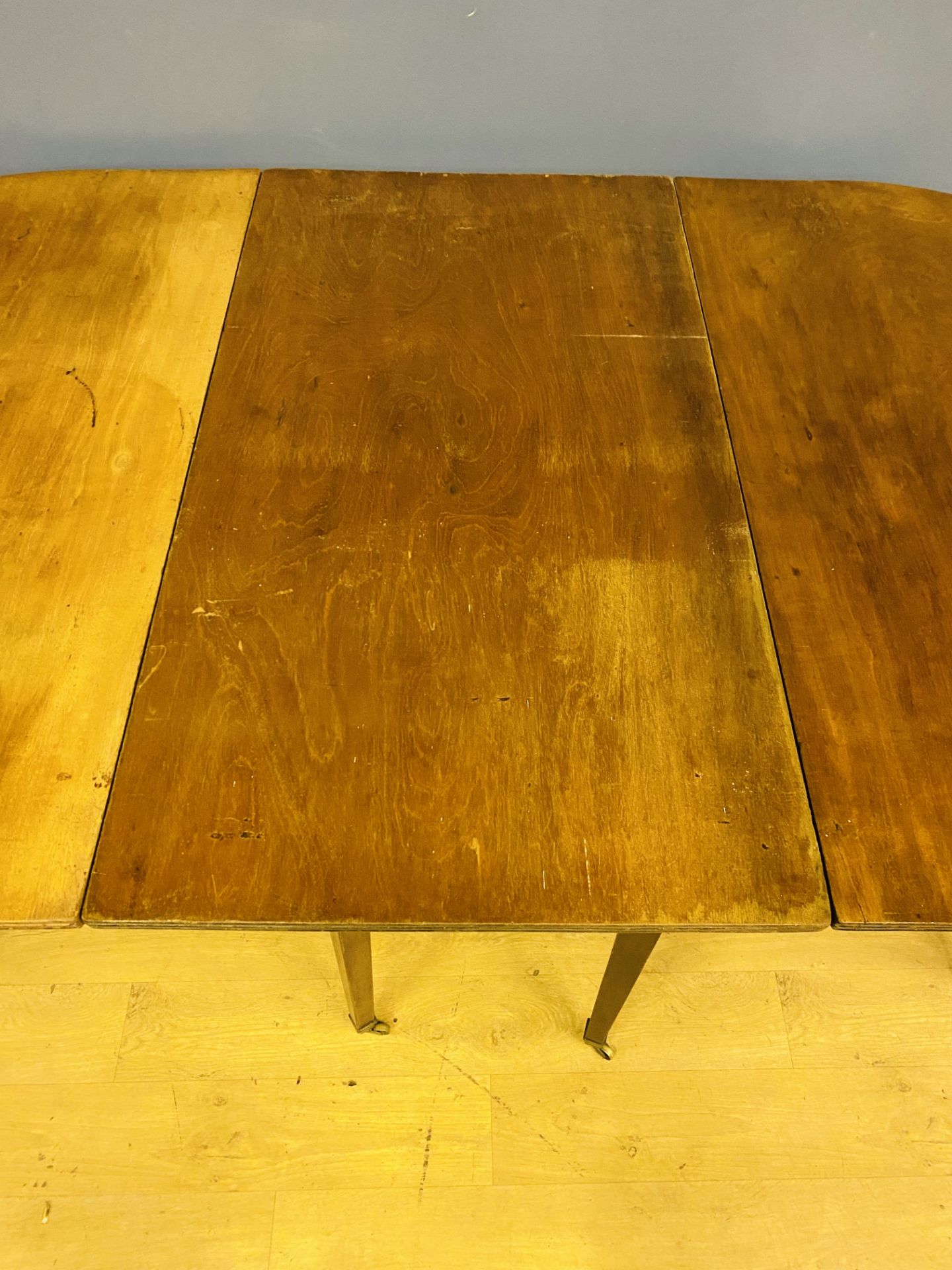 19th century D-end dining table - Image 6 of 8