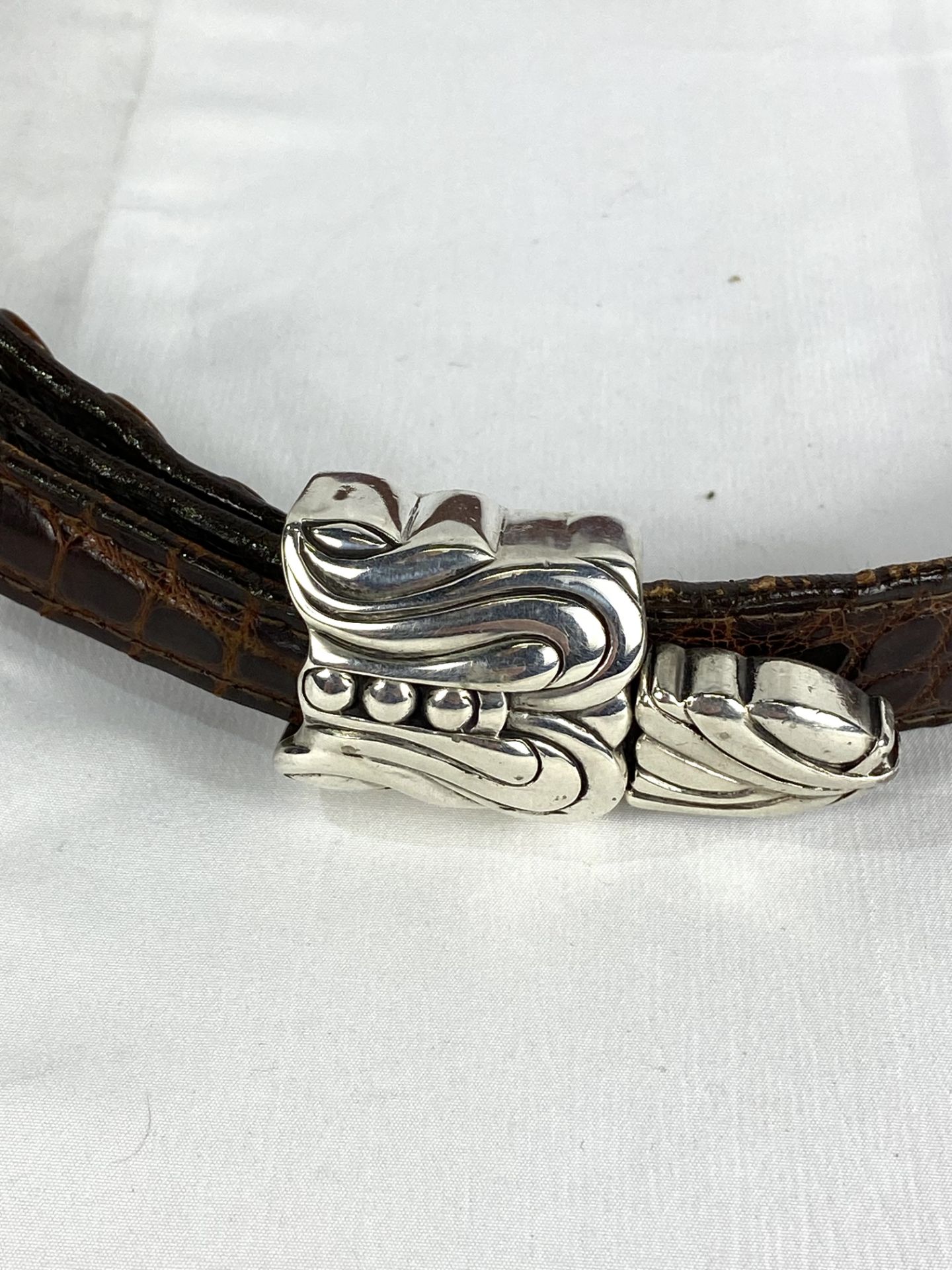 Barry Kieselstein-Cord sterling silver belt buckle. CITIES REGULATIONS APPLY TO THIS LOT - Bild 2 aus 5