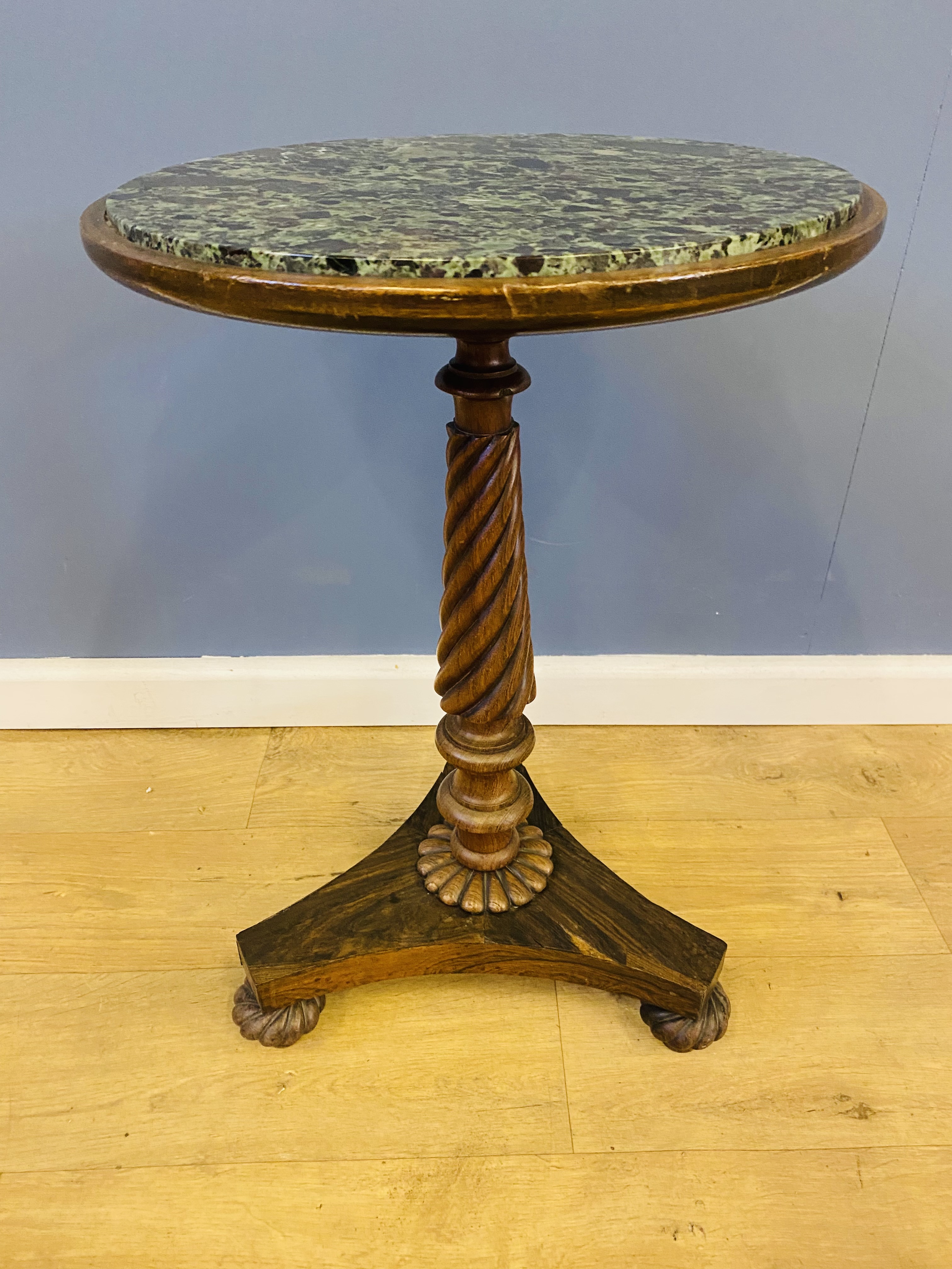 Rosewood lamp table