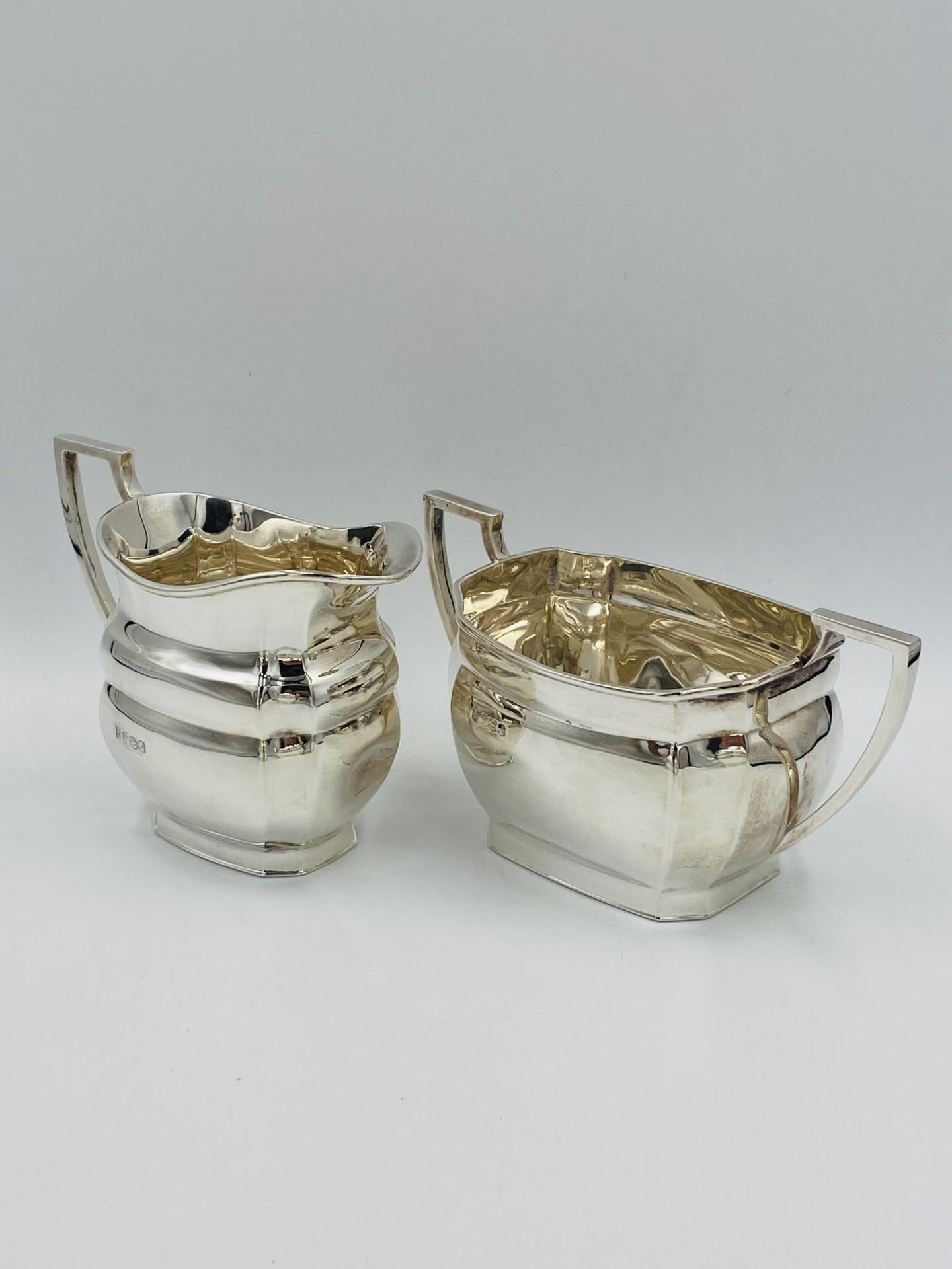 Four piece silver tea set - Image 5 of 6