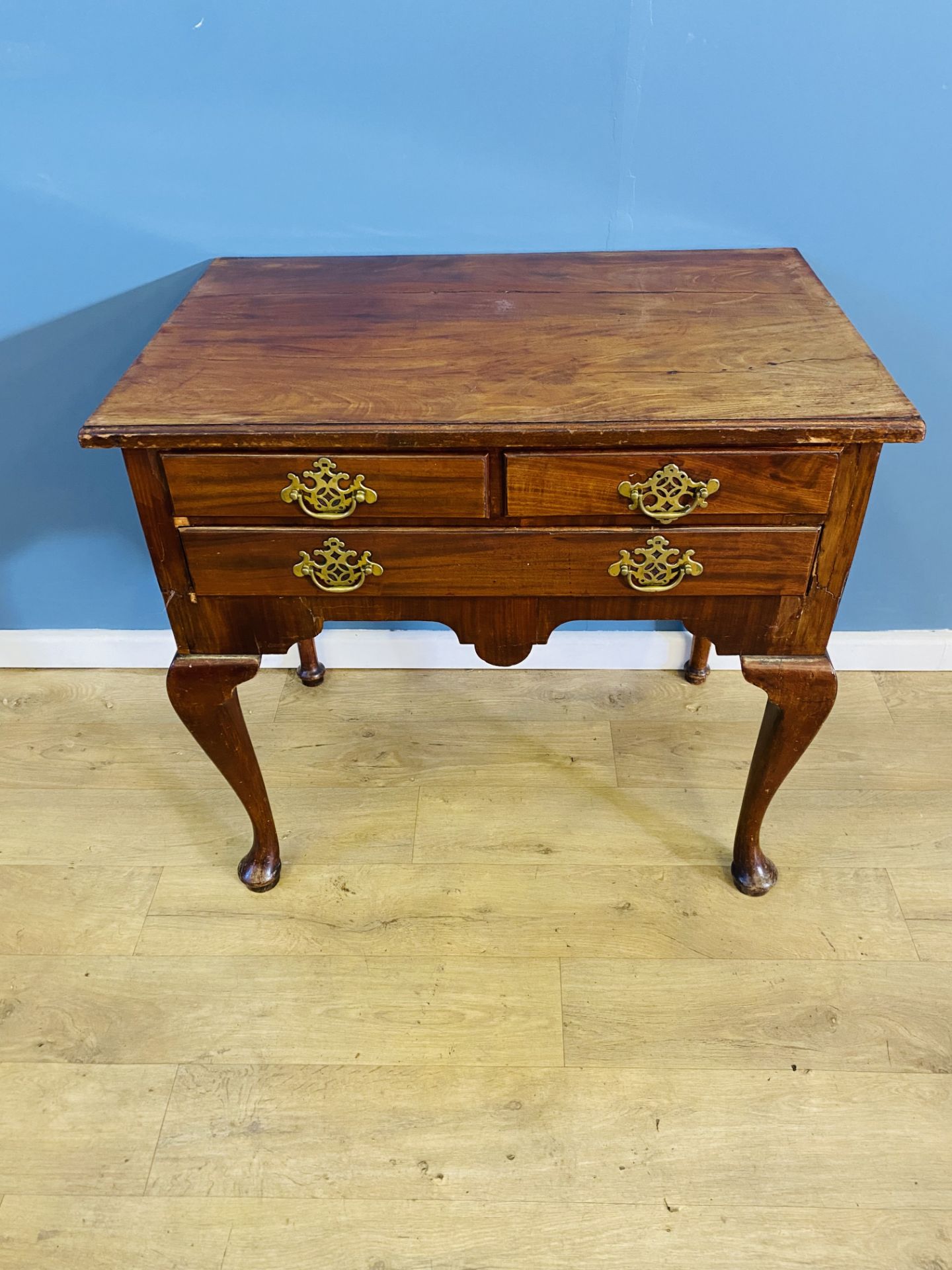 19th century mahogany lowboy - Image 2 of 6