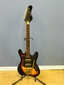 Audition tobacco burst electric guitar