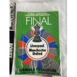 Quantity of football programmes to include the 1977 FA Cup Final