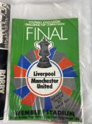 Quantity of football programmes to include the 1977 FA Cup Final