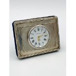 Kitney & Co clock with silver front