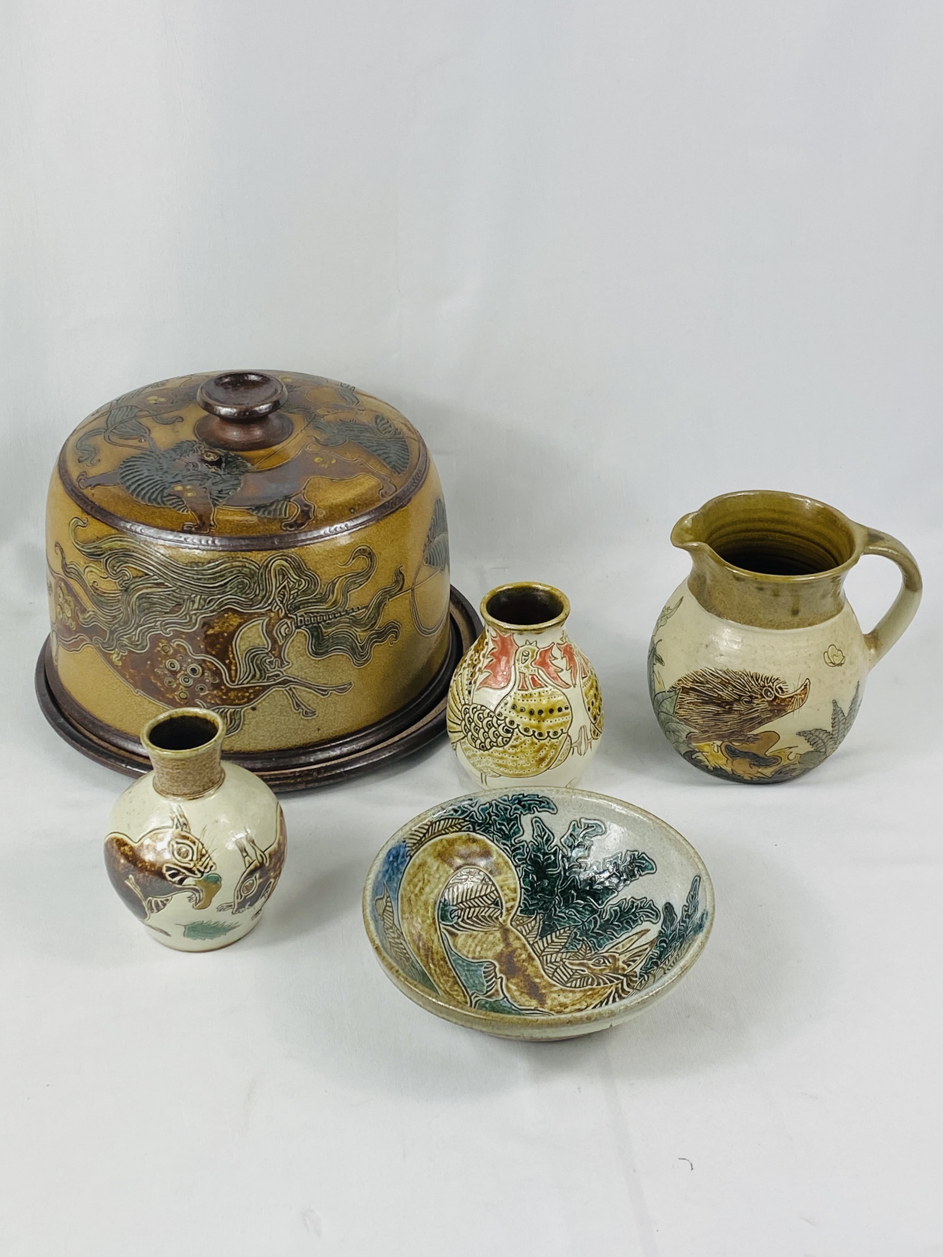 Five items of Michael Mosse LLanbrynmair studio pottery - Image 4 of 4