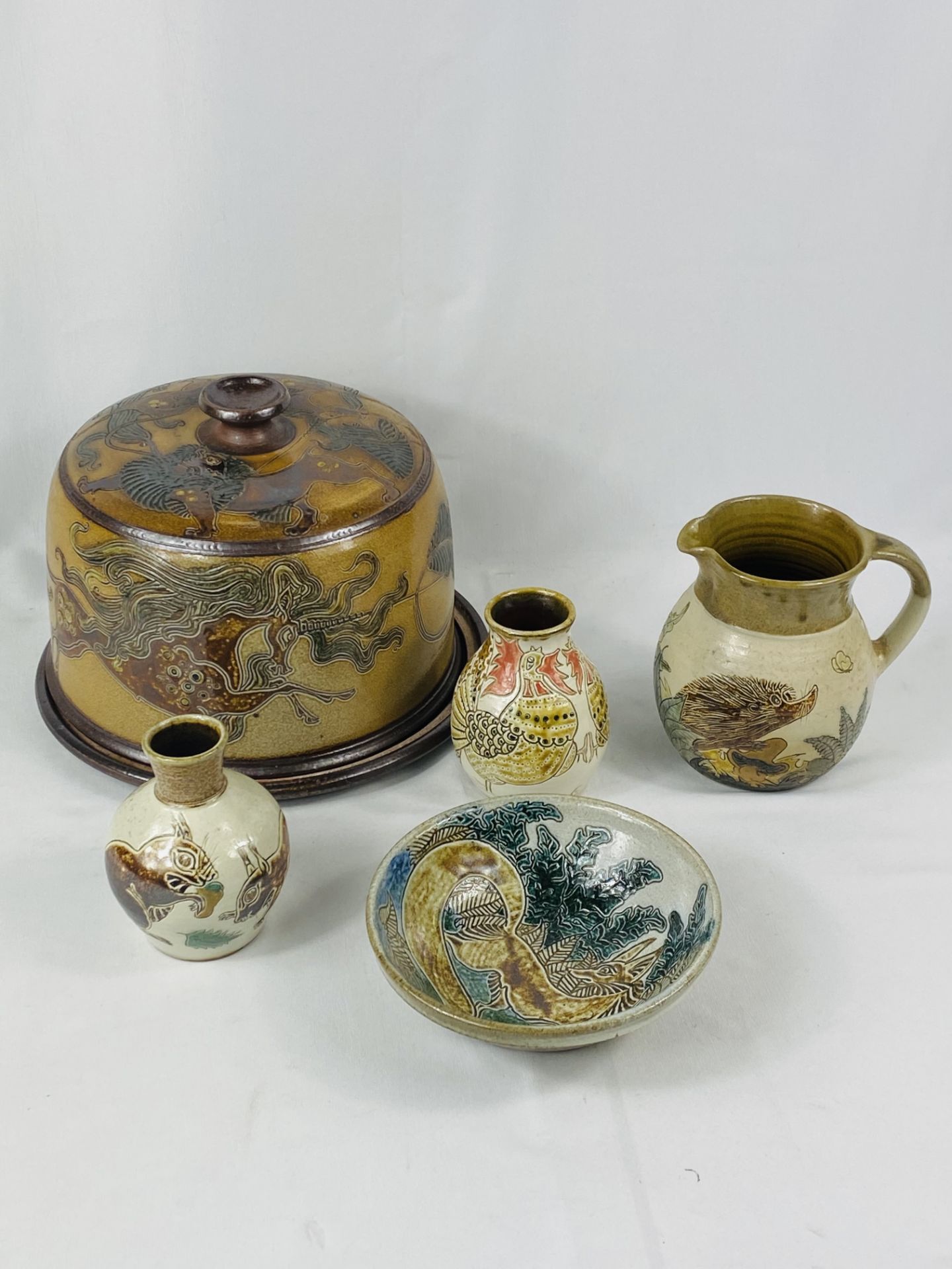 Five items of Michael Mosse LLanbrynmair studio pottery - Bild 4 aus 4