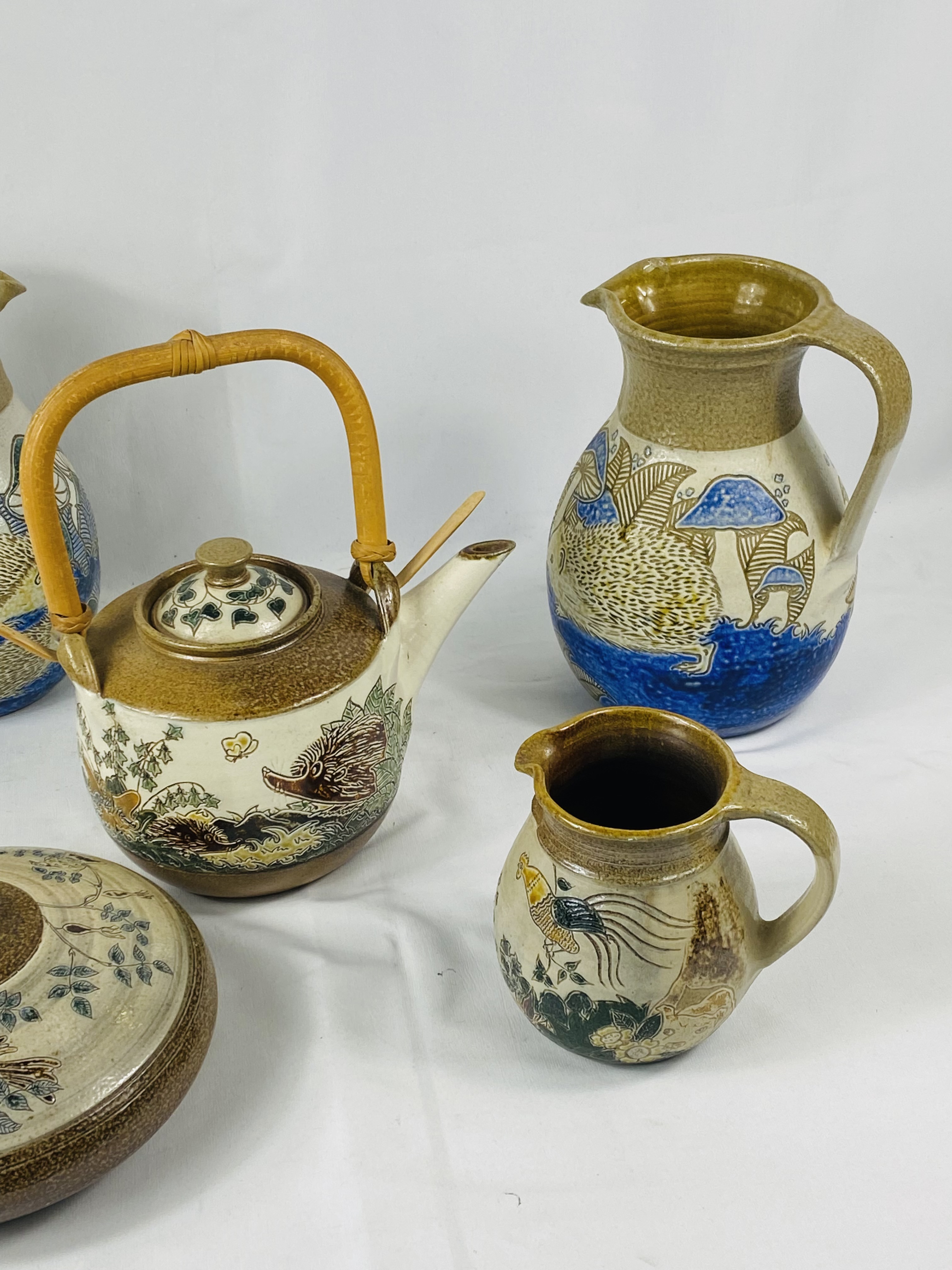 Five items of Michael Mosse LLanbrynmair studio pottery - Image 4 of 5