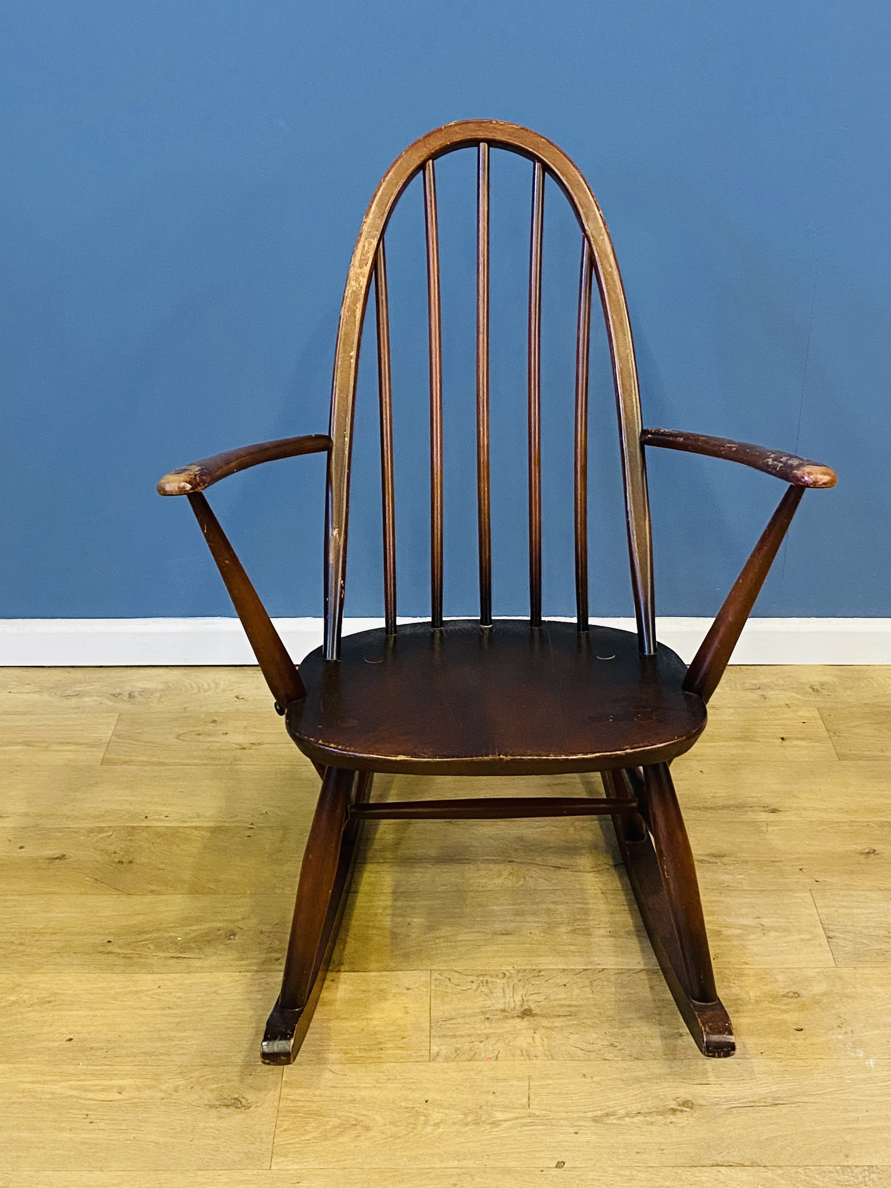 Ercol style childs rocking chair
