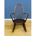 Ercol style childs rocking chair