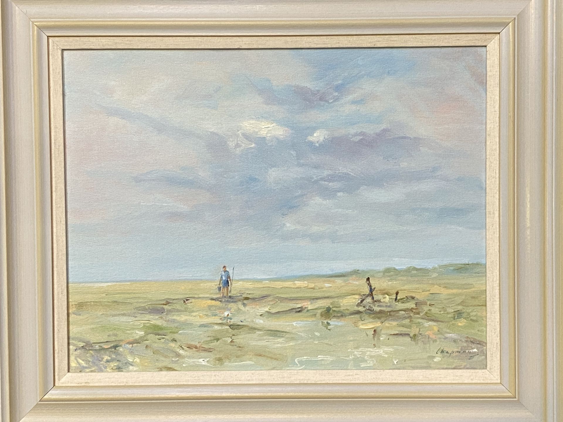 Michael Chapman, framed oil on board - Image 3 of 3