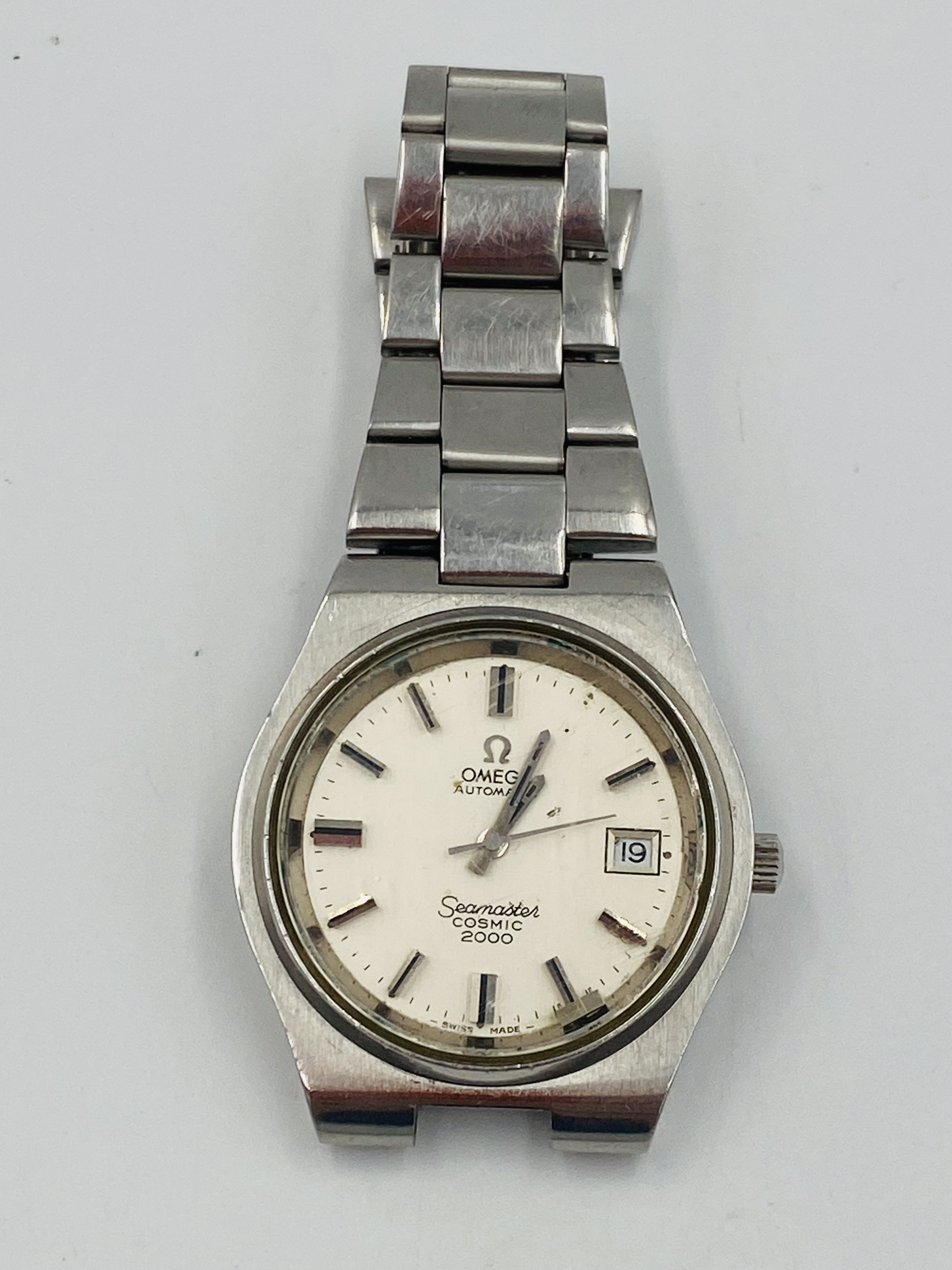 An Omega stainless steel Omega Seamaster Cosmic 2000 Automatic