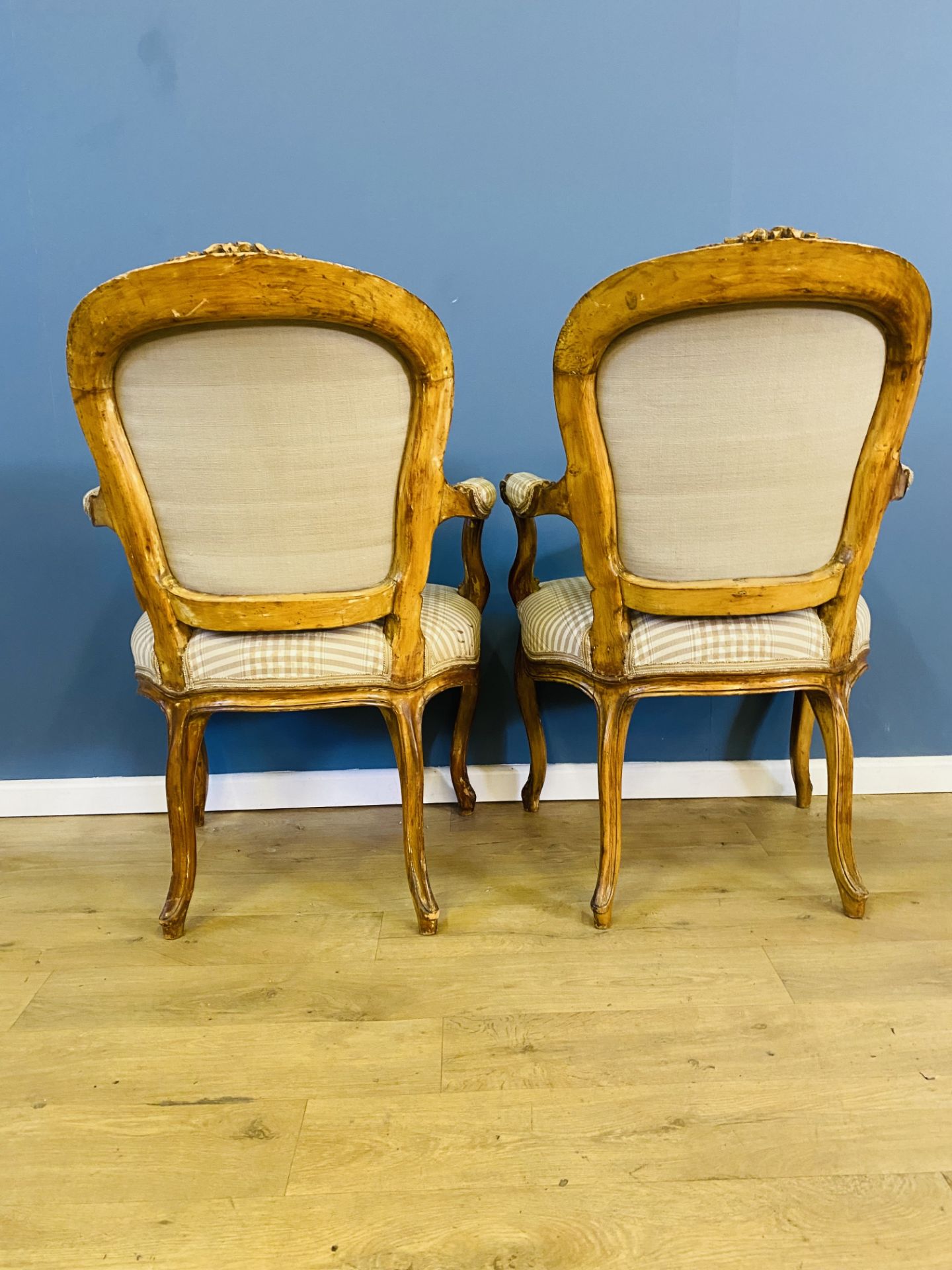 Pair of Continental armchairs - Image 4 of 5