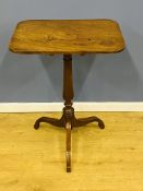 Mahogany tilt top occasional table